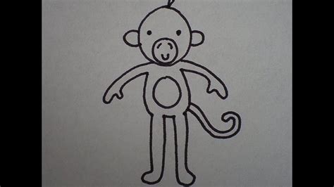 Makkelijk bladzijden omslaan en kleuren! hoe teken je een aap (makkelijk) (how to draw a monkey ...