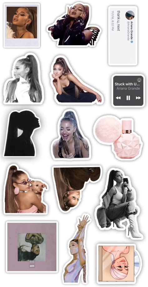 Ariana Grande Printable Stickers Pegatinas Para Imprimir Gratis