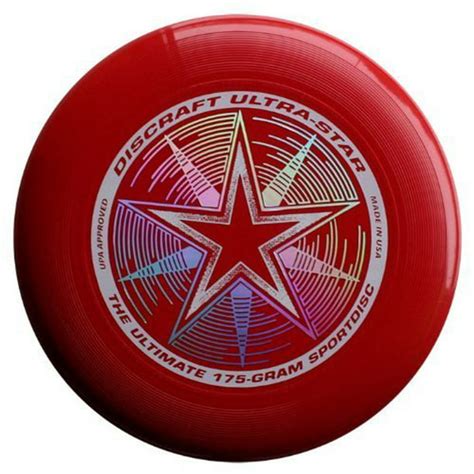 Discraft Ultra Star 175g Ultimate Frisbee Disc Dark Red
