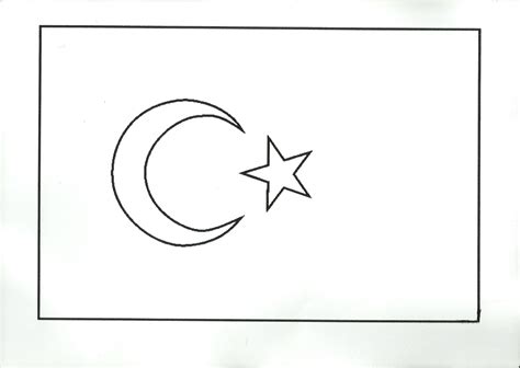 Boş Türk Bayrağı şablonu Eğitimhane Ilosofia