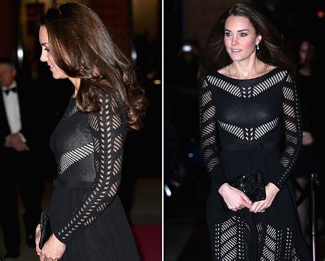 Con Elegancia Kate Middleton Lleva El “see Through Dress” A Otro Nivel