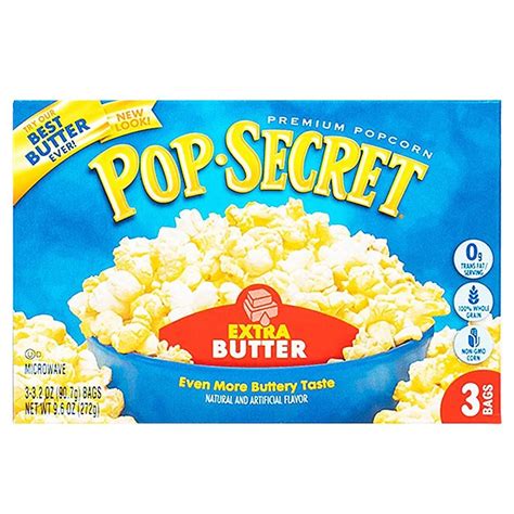 Pop Secret Butter Extra Popcorn 272g Tops Online