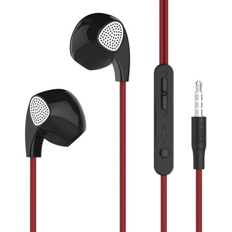 Wired In Ear Earbuds Headphones With Microphone Stereo Corded Headset