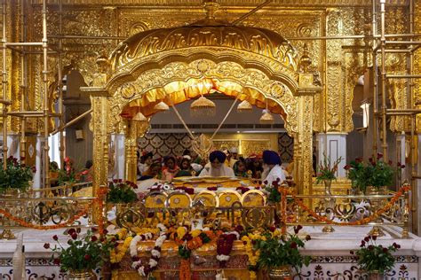 Sri Bangla Sahib Gurudwara Sikh Temple Interior In New Delhi India