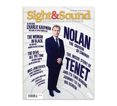 Sight And Sound Magazine October 2020 Christopher Nolan Tenet Robert Pat