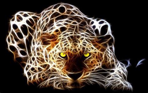 Cool Neon Leopard Free Image Download