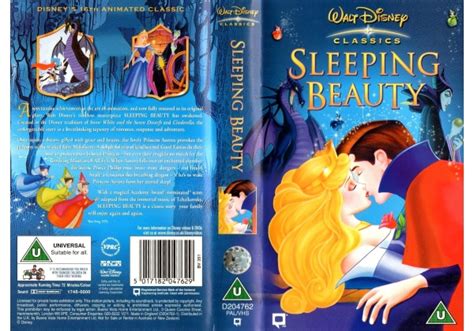 Sleeping Beauty 1959 On Walt Disney Home Video United Kingdom Vhs Videotape