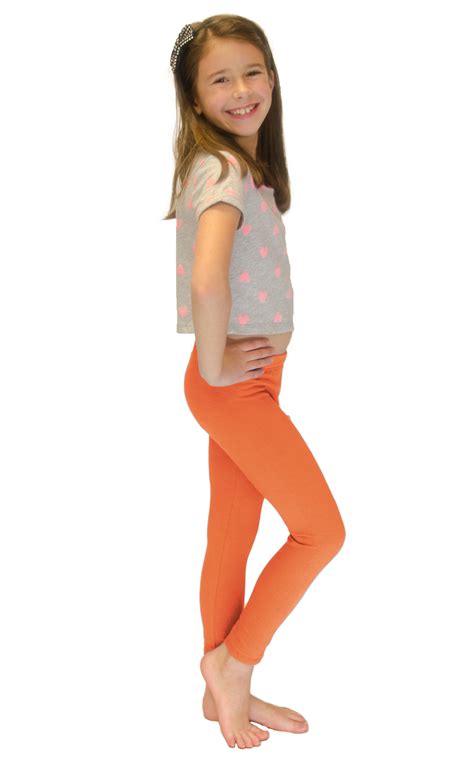 Vivians Fashions Long Leggings Girls Cotton Ebay