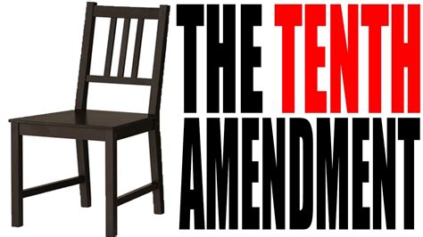 How do the 9th and 10th amendments limit the power of the national government via the principles of federalism? What the 10th Amendment is NOT! | Dave Champion's Liberty