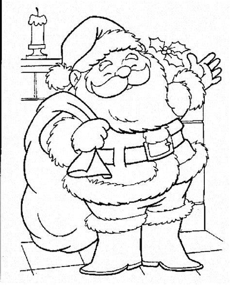 Free Christmas Coloring Pages Santa Download Free Christmas Coloring