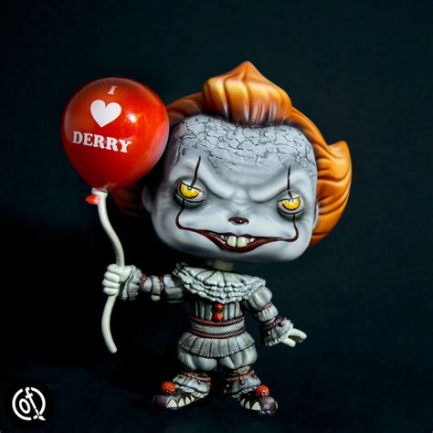 They All Float Here Repainting Funko Pop Pennywise The Clown