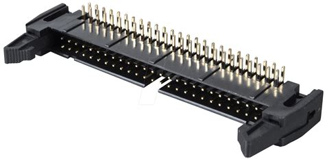 Psl50w Pin Connector 50 Pin With Interlock Angled Elecenapl