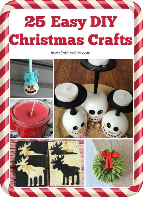 25 Easy Diy Christmas Crafts