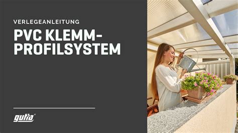 guttagliss Klemmprofilsystem 