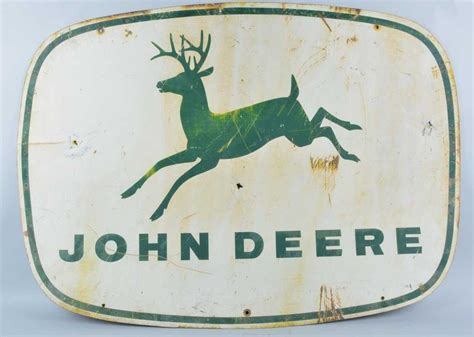 Vintage John Deere Tin Sign