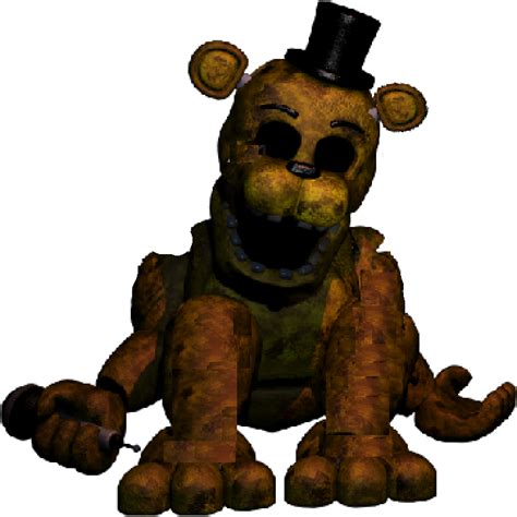 Fnaf 2 Un Withered Golden Freddy Fanmade By Fnafking563 On Deviantart