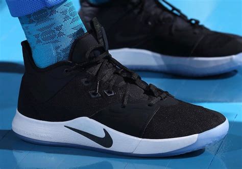 Paul george says he spoke with nike following zion williamson's shoe malfunction on wednesday night. Paul George Unveiled New Black/White Nike PG 3 - SneakerWhorez