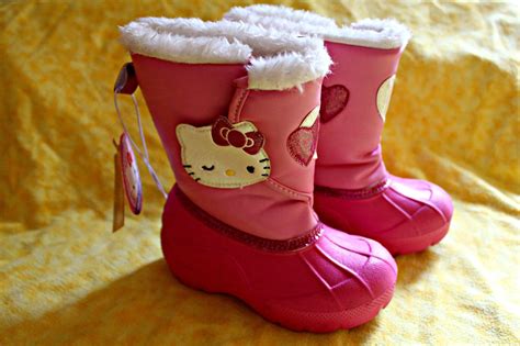 Hello Kitty Toddler Girls Snow Boots, Size 8, Girls shoes, New with tag