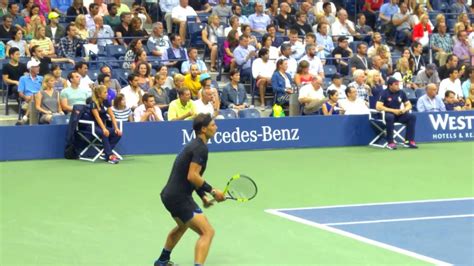 Us Open 2016 Night Session Nadal Beim Return Youtube