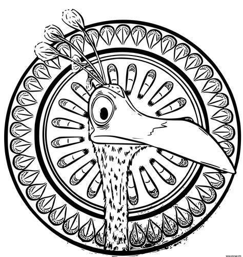 Coloriage Mandala Oiseaux Gratuit Serviratusc