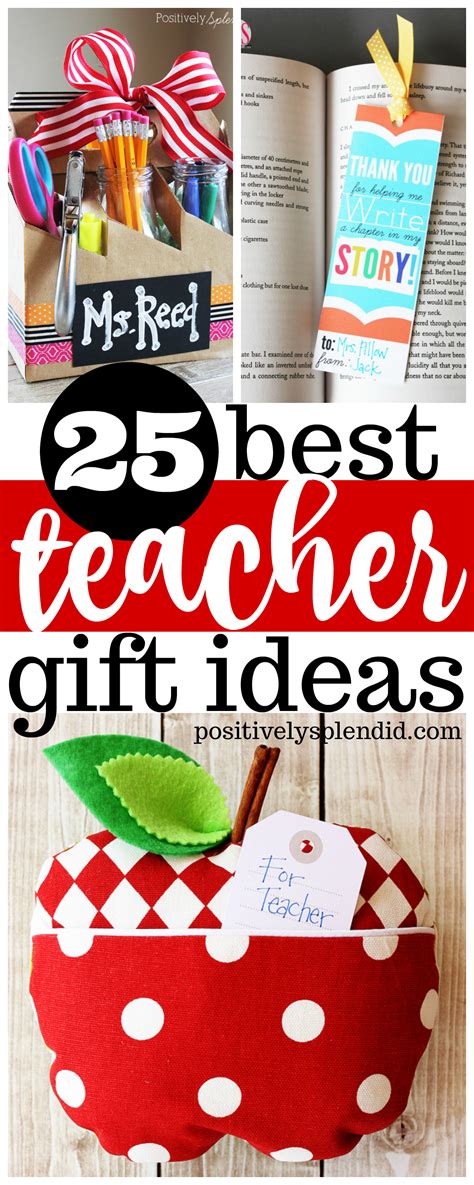 These gifts for teachers will show them how much they're loved. 25 Best Teacher Gift Ideas -- Unique handmade ideas ...