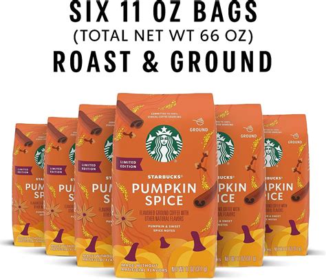 Starbucks Ground Coffee Pumpkin Spice Review Caffeine Empire