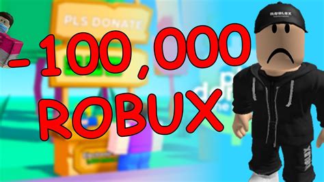 How You Can Lose 100000 Robux On Pls Donate Youtube
