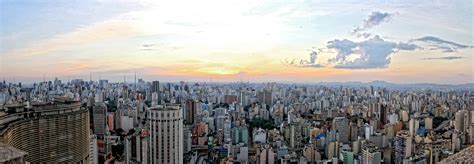 Full Panoramic Of Sao Paulo Brazil Image Free Stock Photo Public