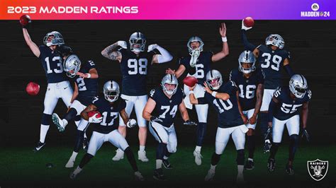 Madden 24 Initial Ratings For Every Raider Revealed