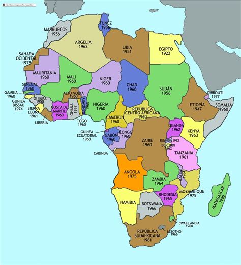 Em Geral 92 Imagen De Fondo Mapa De Africa Con Sus Paises Lleno 112023