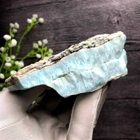 Large Natural Blue Aragonite Crystal Rough Mineral Specimen Etsy Uk