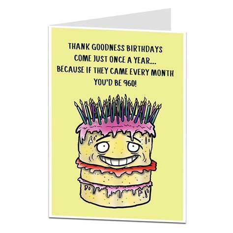 Funny 80th Birthday Card Messages Printable Templates Free
