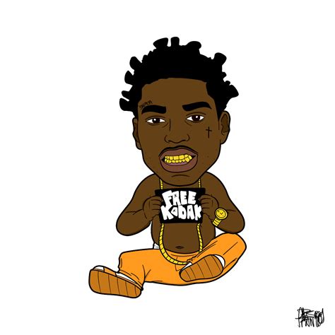 Kodak Black Cartoon Wallpapers Wallpaper Cave