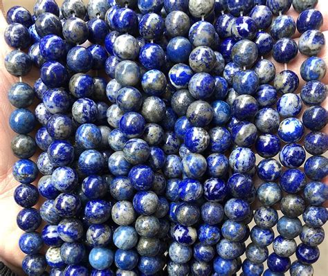Jewelry And Beauty 10mm 8mm Lapis Lazuli · Smooth · Round · 4mm 6mm