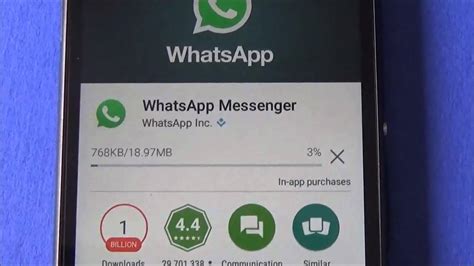 Install Whatsapp Messenger For Android Phone Youtube