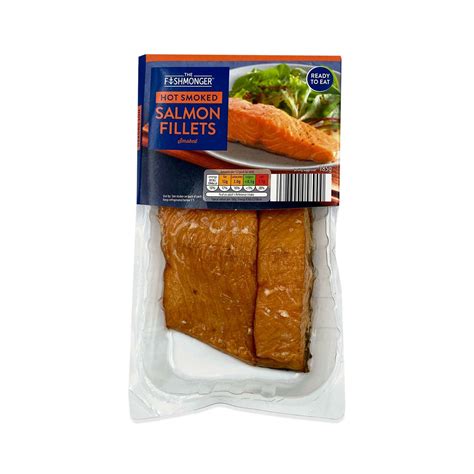 Hot Smoked Salmon Fillets 185g The Fishmonger Aldiie