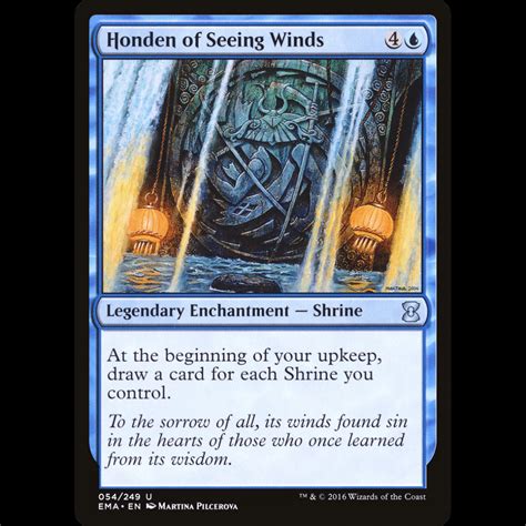 Mtg Honden Of Seeing Winds Eternal Masters Madtoyz
