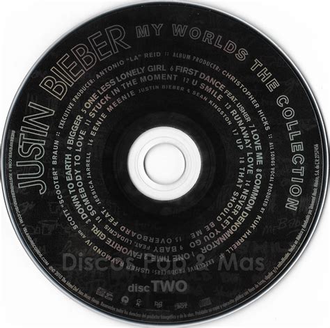 Discos Pop And Mas Justin Bieber My Worlds The Collections