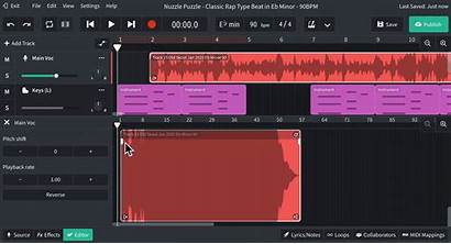 Bandlab Fade Editor Desktop Features Mix Regions