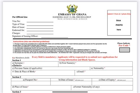 Ghana Visa Application Form Travel Ghana Mr Pocu Blog