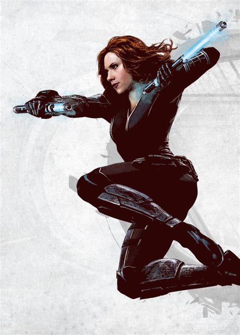 Official Marvel Avengers Civil War United We Stand Black Widow