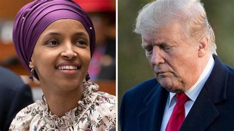 Trump Omar Clash Over Video Of Squad Member Dancing As She Says