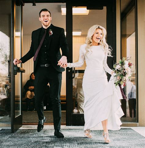 Carson Mcallister And Witney Carson Married Long Sleeve Wedding