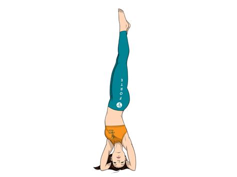 Side Headstand Yoga Pose - Forte Yoga