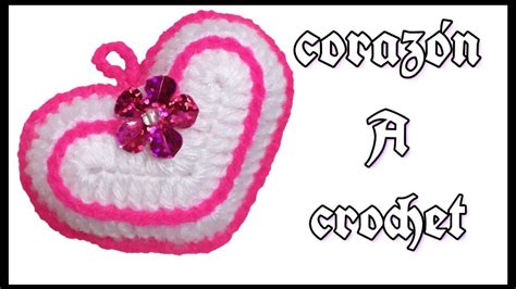 Cómo Hacer Un Corazón A Crochet Paso A Paso Parte 1 2 Croche
