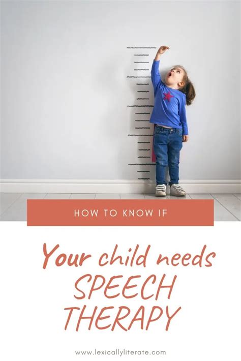 How To Know If Your Child Needs Speech Therapy Lexically Literate