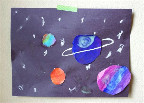 Crafty Texas Girls Outer Space Art Inspired By Creative