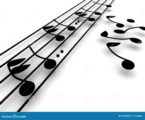Notes on stave stock illustration. Illustration of collection - 26700277