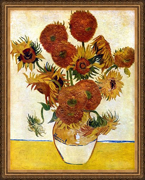 Van Gogh Still Life With Sunflowers 1888 A4 A3 Etsy