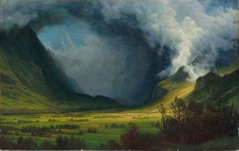 Cloud Wave Landscape Paintings Albert Bierstadt Paintings Albert